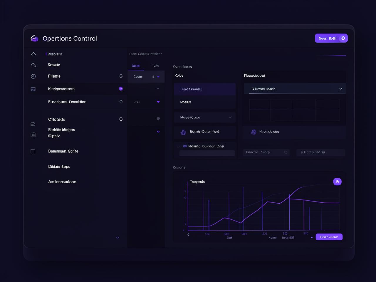 Case throughput console interface